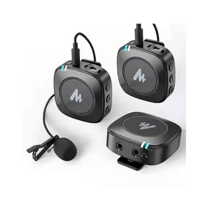 Maono AU-WM820 A2 Real-time Monitoring and Mute 2-Person Wireless Microphone